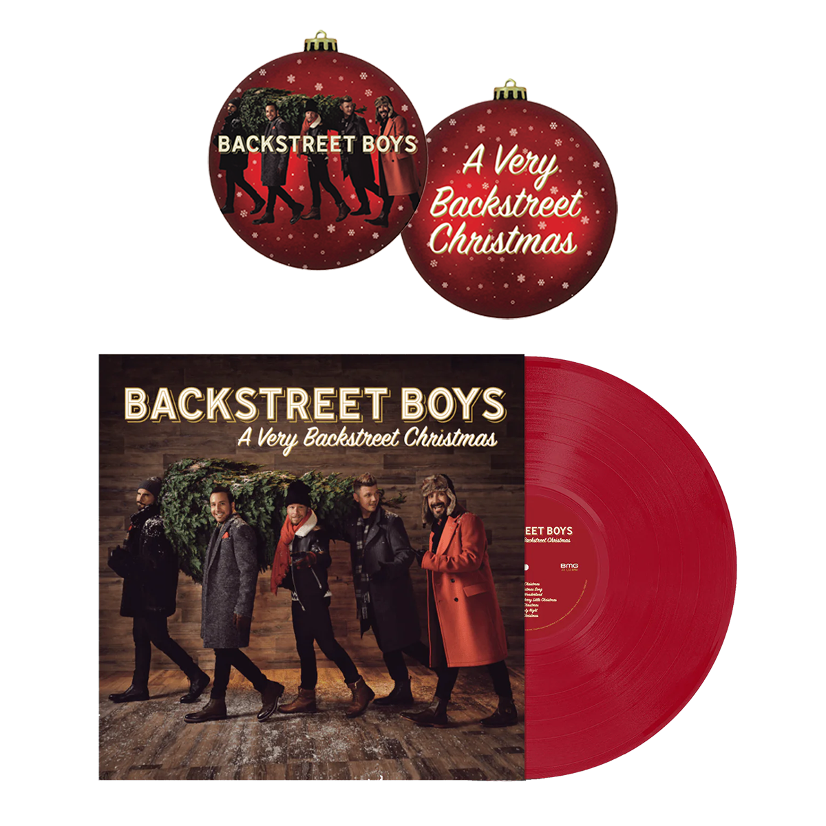 A Very Backstreet Christmas (Limited Edition Red) + Round Ornament