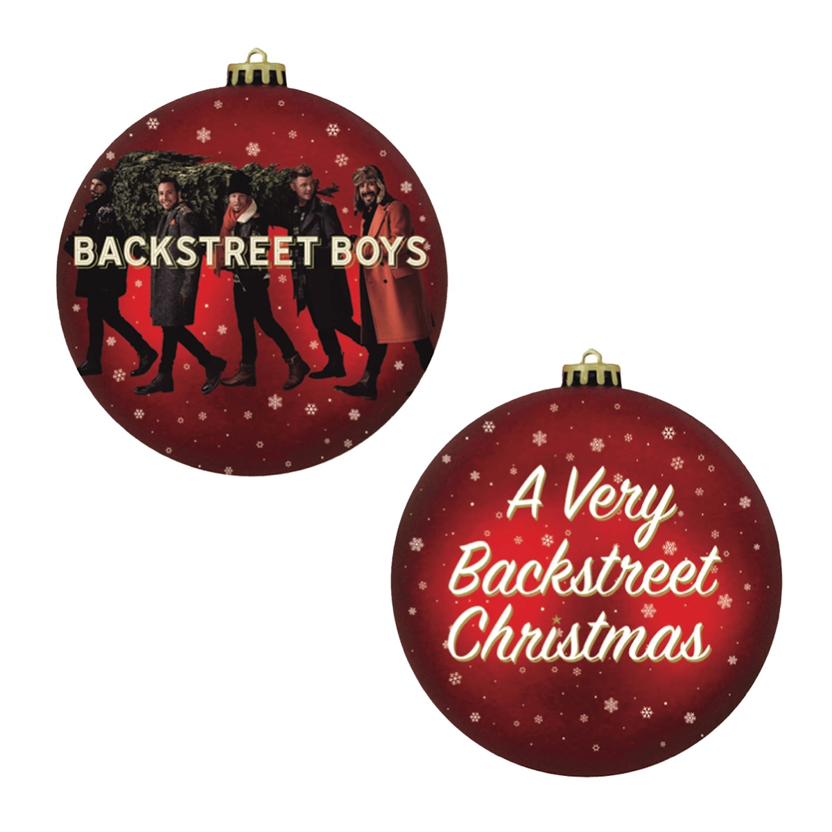 A Very Backstreet Christmas Album Ornament