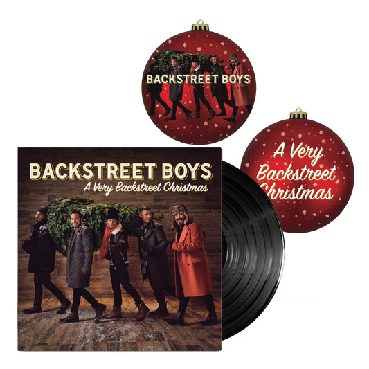 A Very Backstreet Christmas Vinyl + Round Ornament