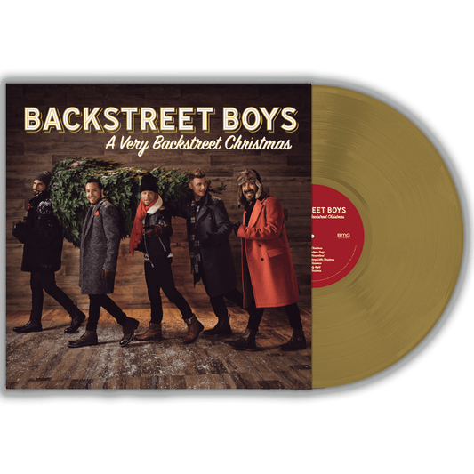 A Very Backstreet Christmas Spotify Fans First Gold Vinyl Record