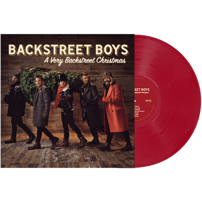 A Very Backstreet Christmas Exclusive Red Vinyl Record