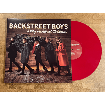 A Very Backstreet Christmas Exclusive Red Vinyl Record