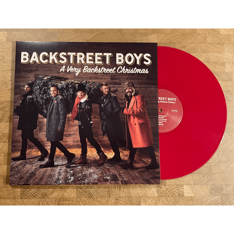 A Very Backstreet Christmas Exclusive Red Vinyl Record Backstreet Boys
