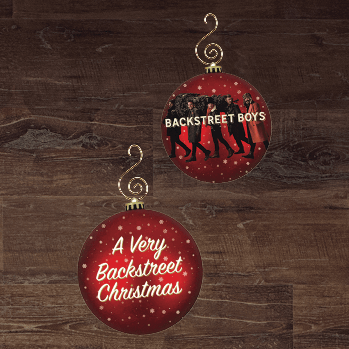 A Very Backstreet Christmas Album Ornament